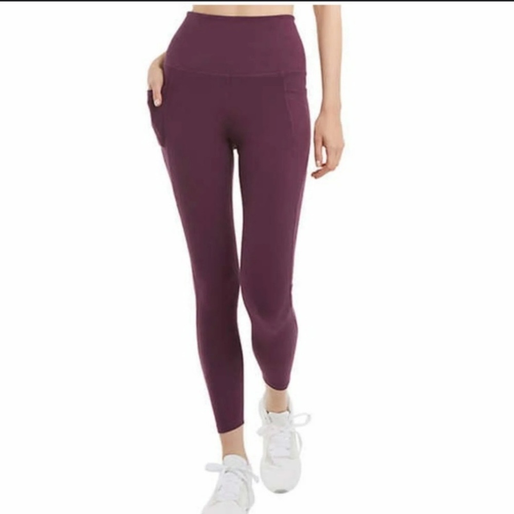 Danskin Plum High-Waist Pocket Leggings